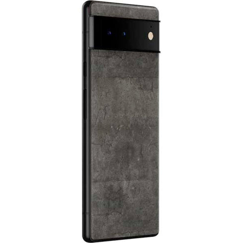 Dark Iron Grey Concrete Google Pixel 6 Skin